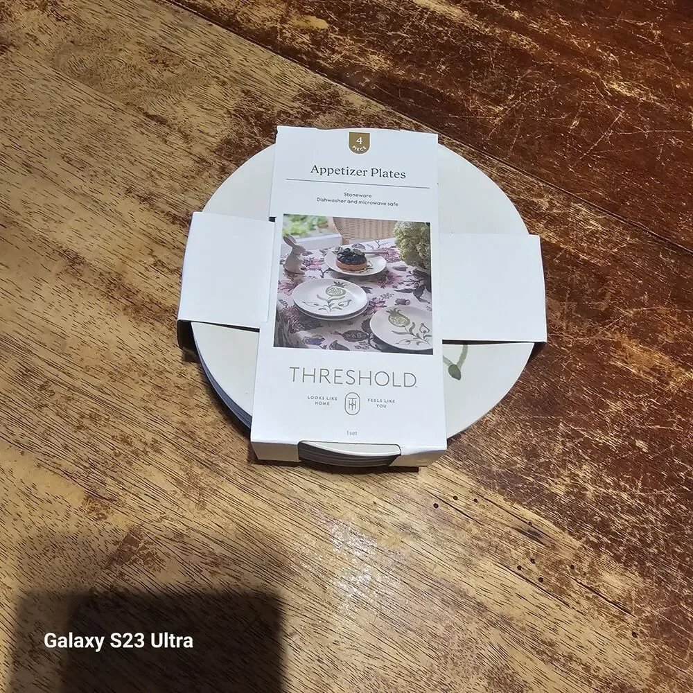 NEW Set Of 4 Target 2025 Threshold Spring Appetizer Plates